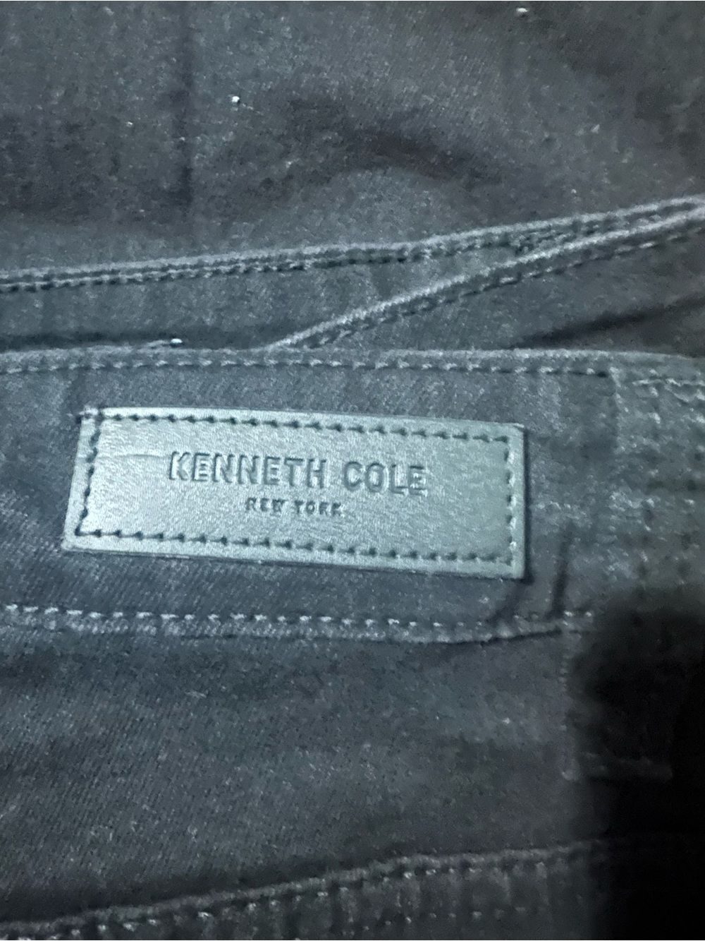 Kenneth Cole Black Athletic Fit Jeans